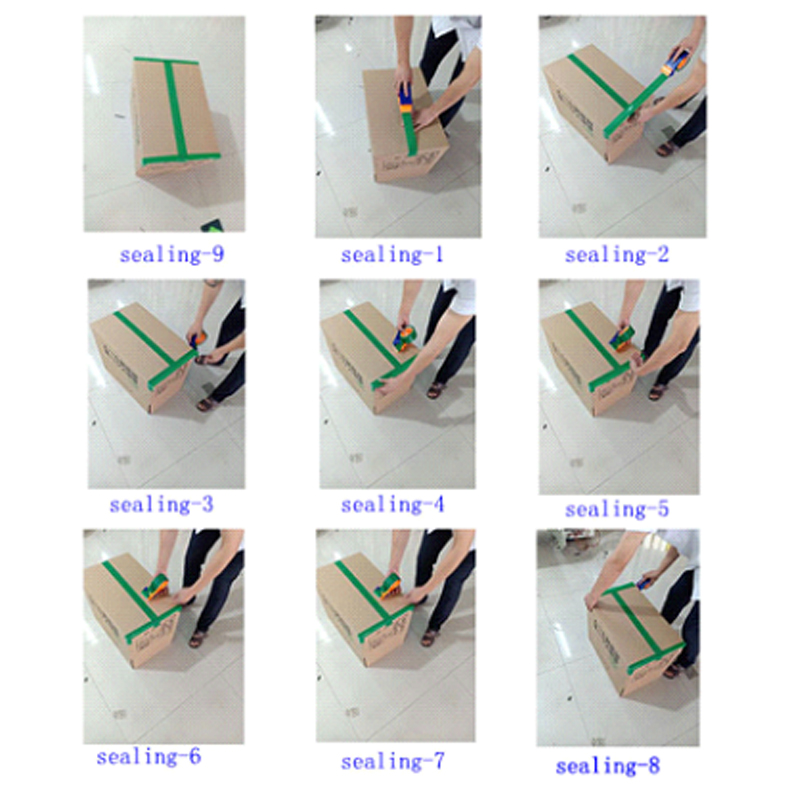 Correct manual sealing method