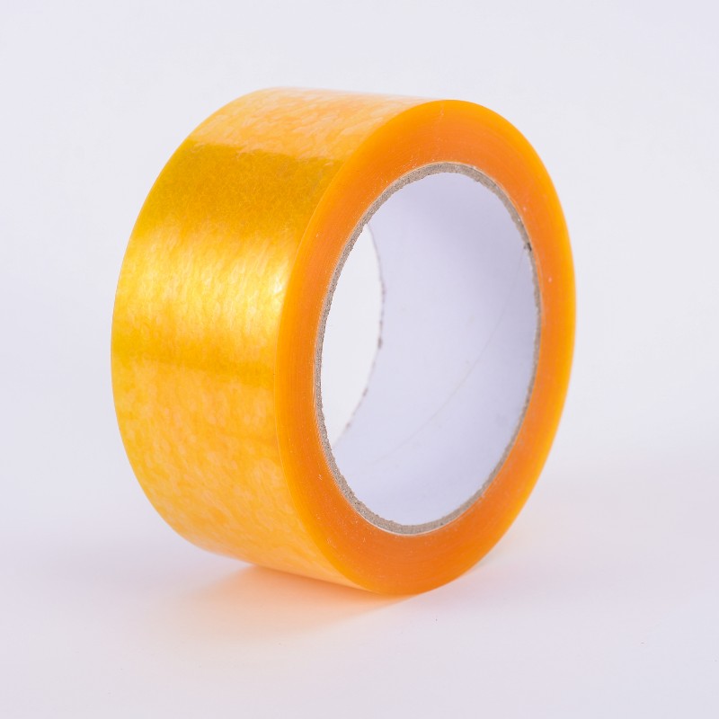 Bopp packaging seal high viscosity yellow transparent tape